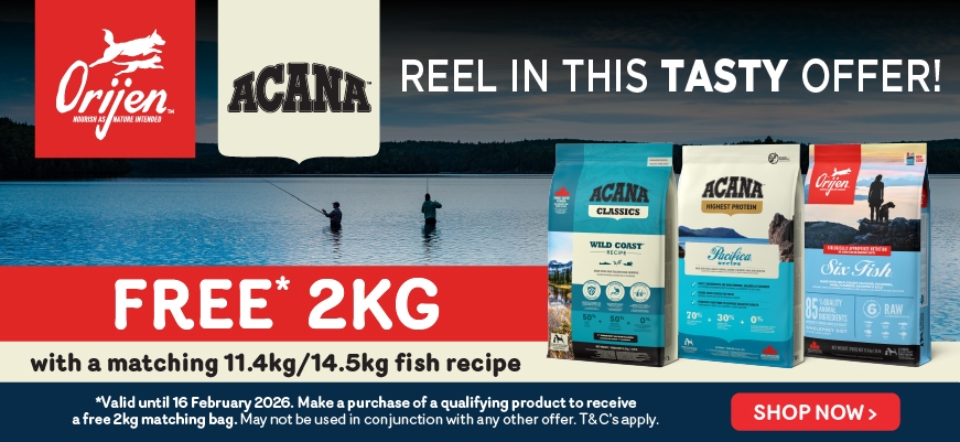 Acan & Orijen Fish promotion