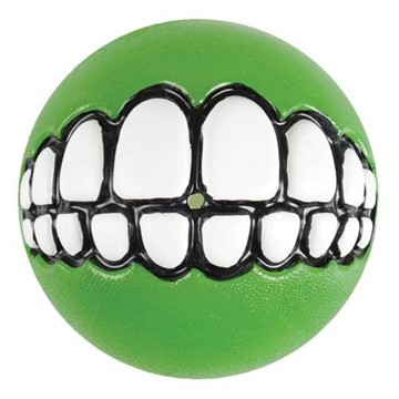 Rogz Grinz Dog Treat Ball - Lime