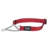 Rogz Utility Obedience Half Check Collar Red Reflective