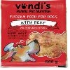 Vondis Beef & Tripe Raw Food for Dogs (500g)