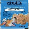 Vondis Chicken Raw Food for Dogs (500g)