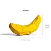 Zee.Dog Super Banana Dog Toy Dimensions