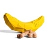 Zee.Dog Super Banana Dog Toy with Treats