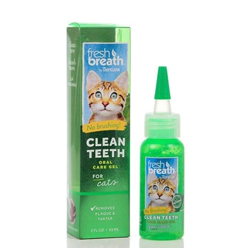 Tropiclean Fresh Breath Oral Care Gel for Cats 59ml