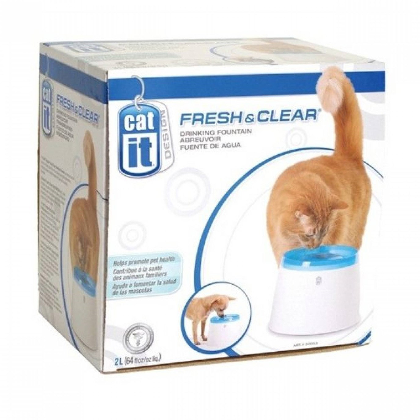 CatIt Fresh & Clear Cat Drinking Fountain 2L Absolute Pets