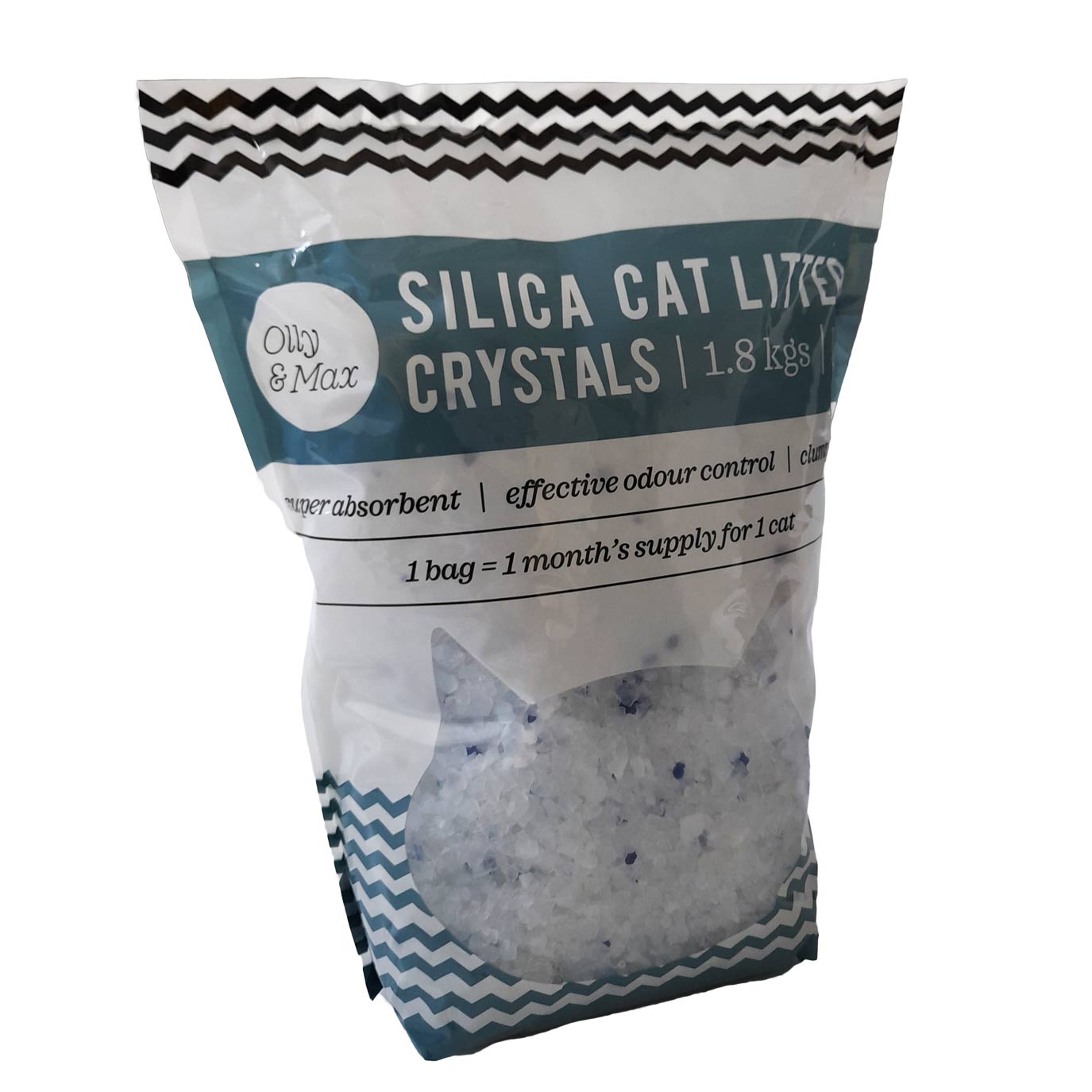 Olly & Max Silica Cat Litter Crystals Absolute Pets