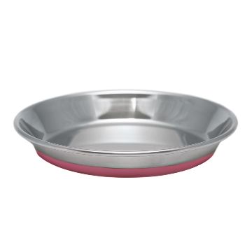 Olly &amp; Max Traditional Cat Bowl (Raspberry)