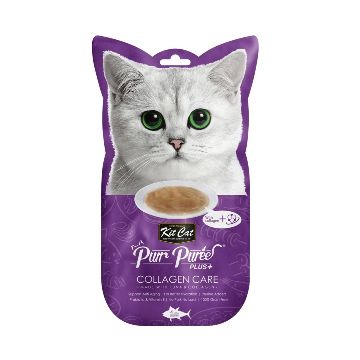 Kit Cat Purr Puree Plus+ Tuna &amp; Collagen Care
