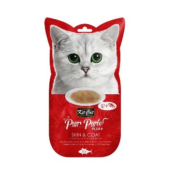 Kit Cat Purr Puree Plus+ Tuna &amp; Fish Oil (Skin &amp; Coat)