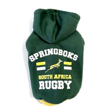 Dog’s Life Official Springboks Rugby Hoodie