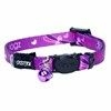 Rogz Cat KiddyCat Breakaway Collar - Purple 