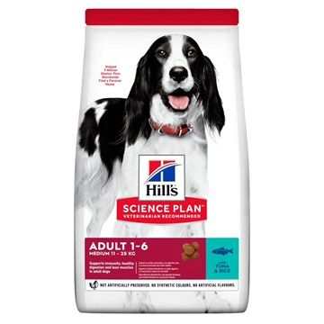 Hills Science Plan Canine Adult Medium Breed - Tuna &amp; Rice