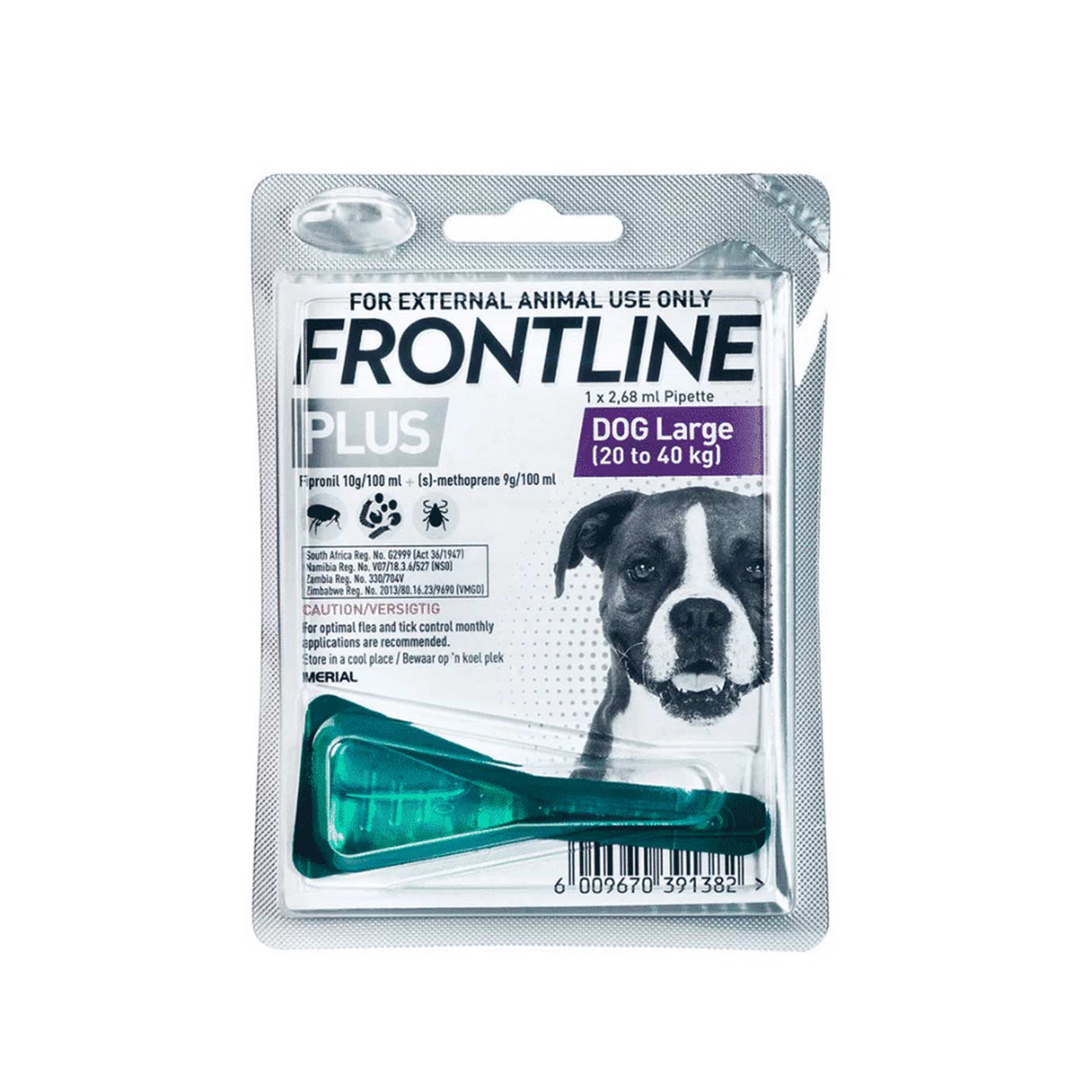 Frontline Plus Dog Tick & Flea (2040kg) Large (Singles) Absolute Pets