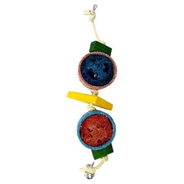 Absolute Pets Disc Rattle Bird Toy