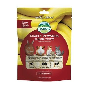 Oxbow Banana Freeze-Dried Treats 