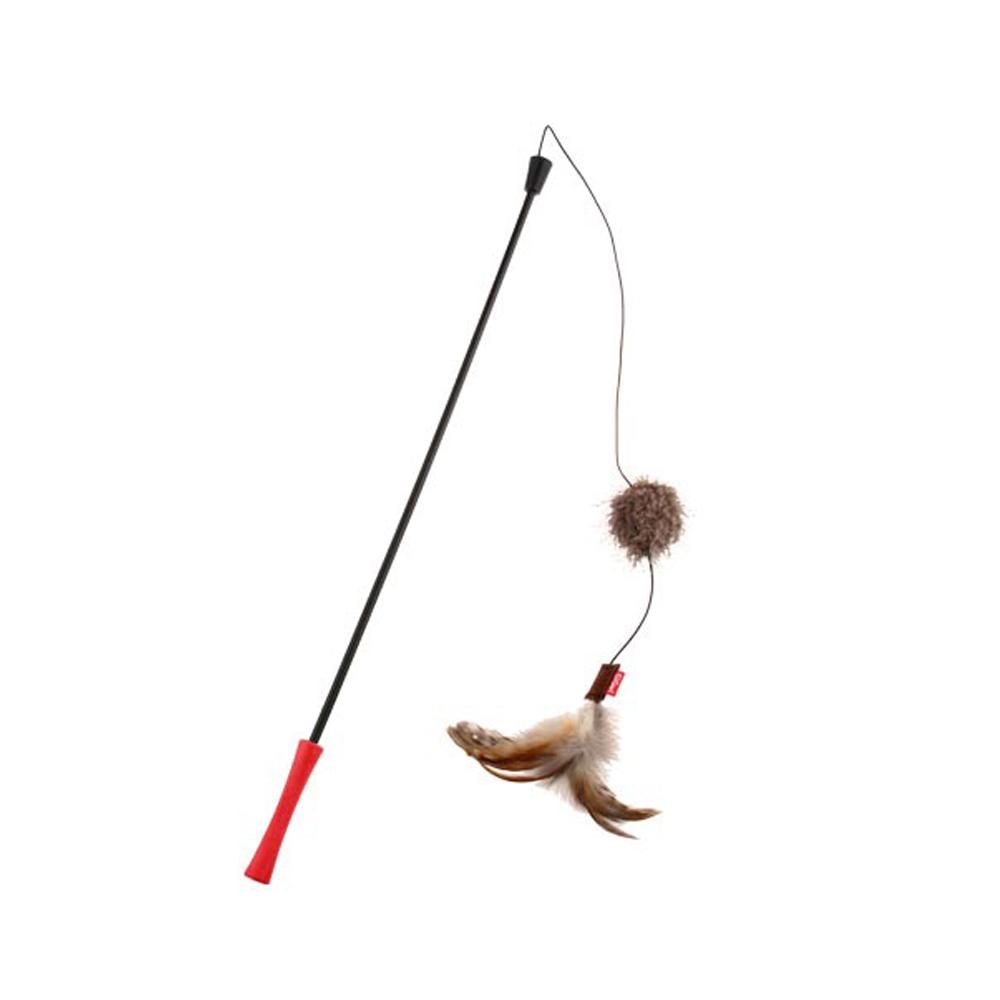 Catwand Feather Teaser w/ Natural Feather &TPR Handle main image 1