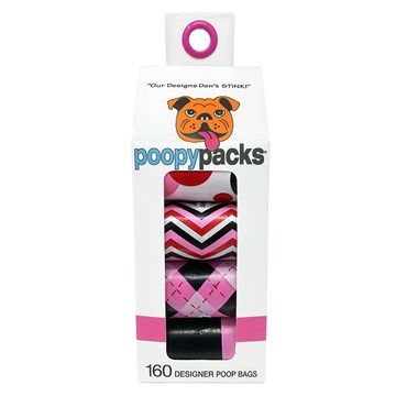 Metro Paws Biodegradable Waste Bags Pink(160)