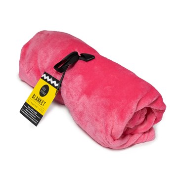Olly and Max Blanket (Bright Pink)