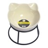 Olly &amp; Max Cat Bowl with Stand (White)