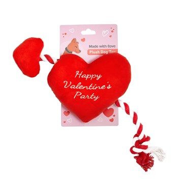 Plush Heart with Rope 