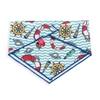 Dog's Life Nautical Retro Bandana (Blue)