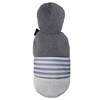 Olly & Max Stripe Hoodie (Sage)