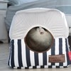 Dog's Life Cat Cube (Stripe Navy) 