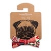 Dog's Life Festive Patchwork Bow-tie (Red)