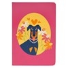 Notebook Dog Flowers (Pink)