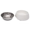Olly & Max Ridge Dog Bowl (Light Grey)
