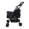 Olly & Max Pet Stroller with Detachable Carrier (Black)