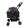 Olly & Max Pet Stroller with Detachable Carrier (Black)