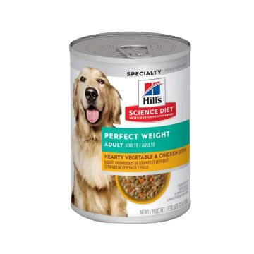 Hills Science Plan Adult Dog Food Perfect Weight - Veg &amp; Chicken Stew