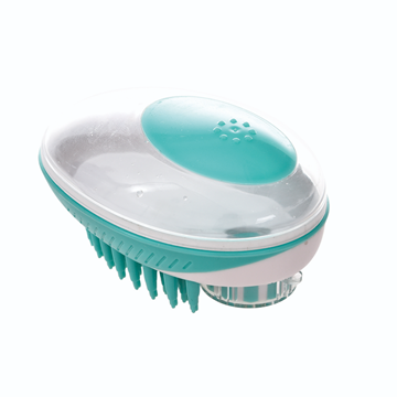 Mpets Rubeaz Soap Dispenser & Brush (Green)