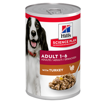 Hill's Science Plan Canine Adult 370g Can  (Turkey)