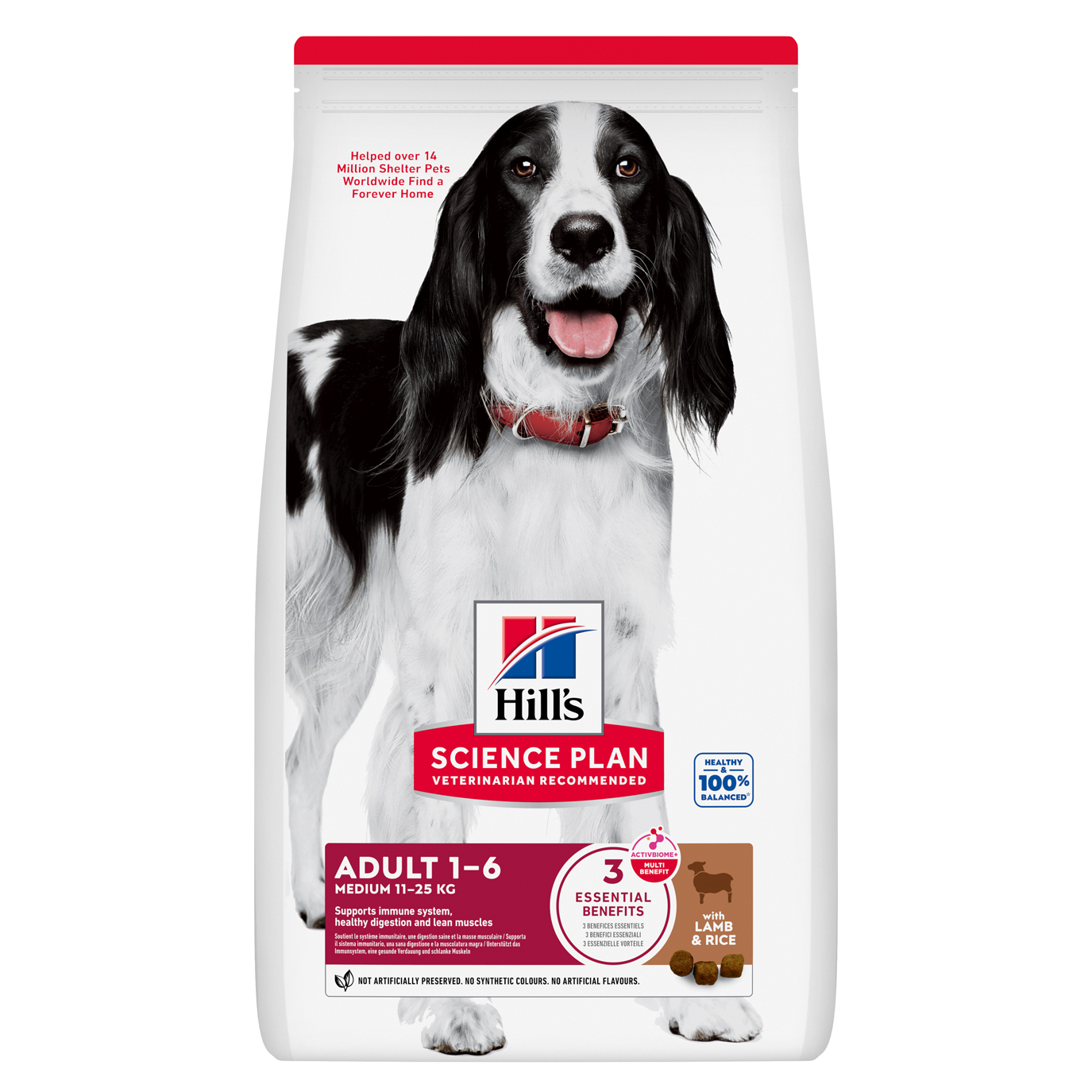 Hill's Science Plan Canine Adult Medium Breed - Lamb with Rice