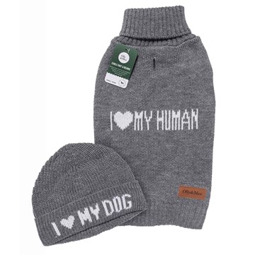 Olly & Max Sweater & Beanie (Charcoal)
