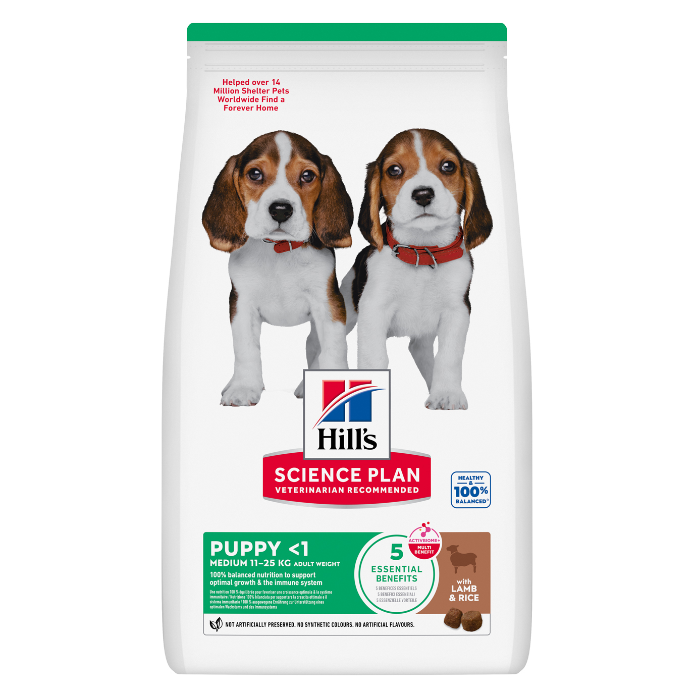 Hill's Science Plan Canine Puppy Medium Breed - Lamb with Rice