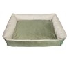 Olly & Max Cosy Crib (Green & Beige)
