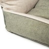 Olly & Max Cosy Crib (Green & Beige)