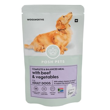 Posh Pets Adult Beef Pouch