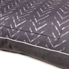 Olly & Max Comfy Cusion Bed (Grey Chevron)