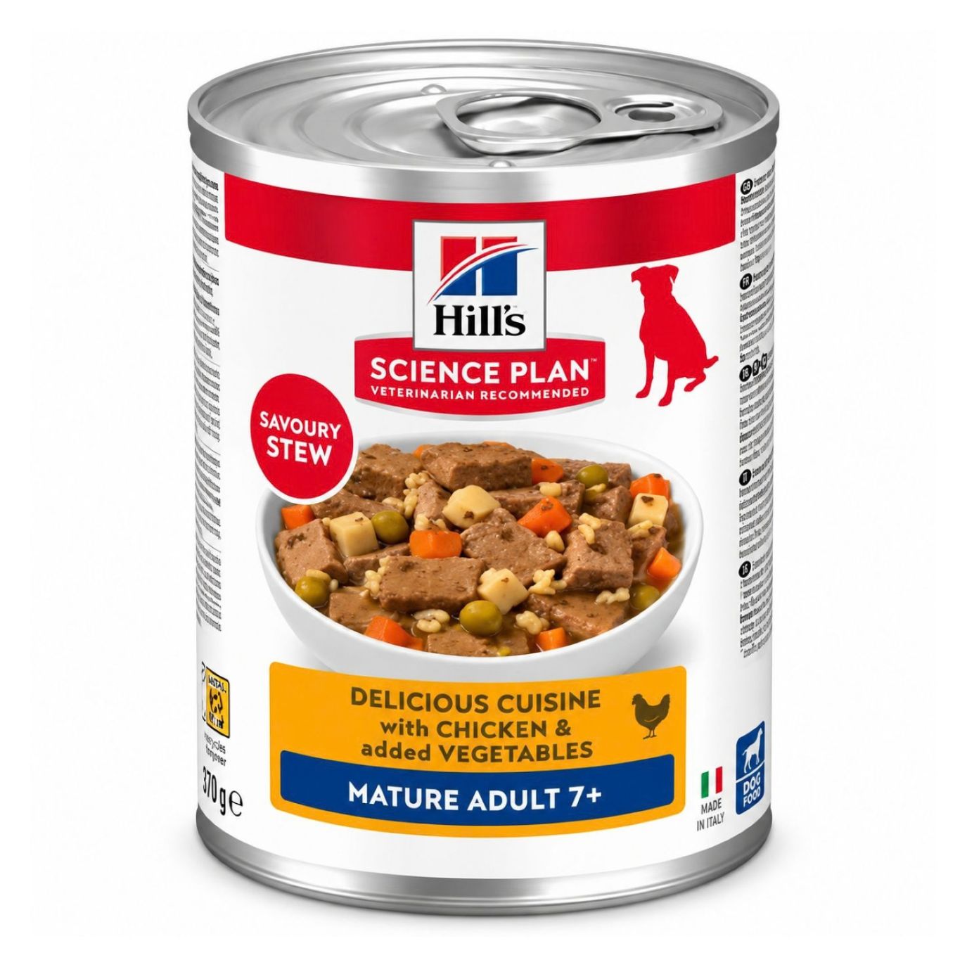 Hill's Science Plan Mature Adult Chicken & Carrot Stew Dog Food Can