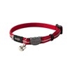 Rogz Catz Alleycat Reflective Breakaway SafeLoc Buckle Collar - Red
