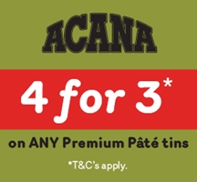 Acana cat Premium Pate: 4 for 3