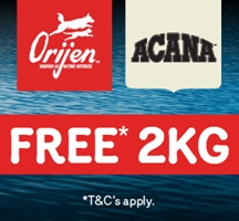 Acan & Orijen Fish promotion