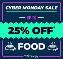 Cyber Monday 2023 -Up to 25% off Cat Food