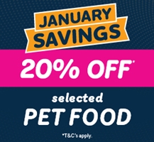 January Savings Pet Food 2026