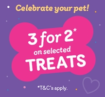 National Pet Day 3 for 2 on Treats