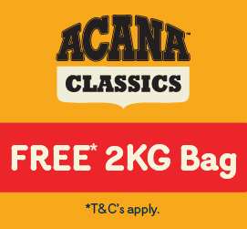 ACANA Classics free 2kg – NATIONAL PROMO
